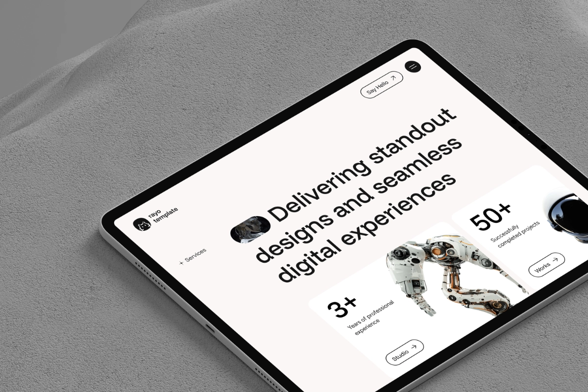 Service capability showcase by 107 Studio