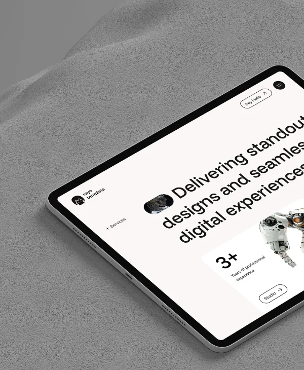 Service capability showcase by 107 Studio